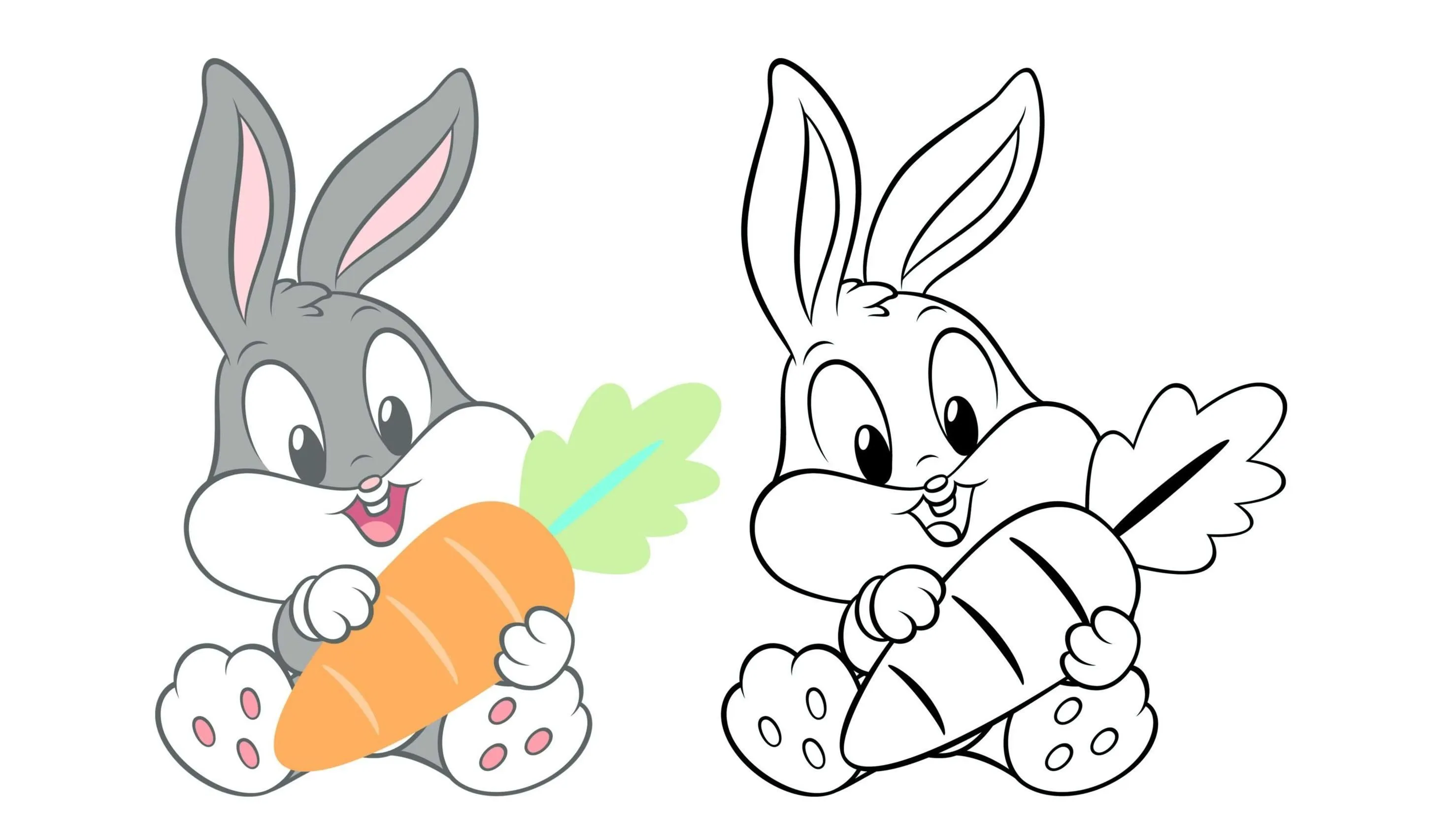 Dibujos de bugs bunny de bebé - Imagui