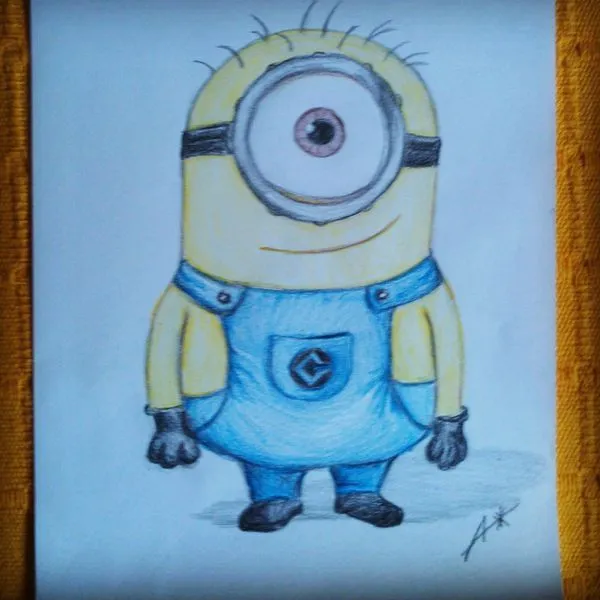 Una buhardilla bohemia: Cómo dibujar un minion Una buhardilla bohemia: Cómo dibujar un minion