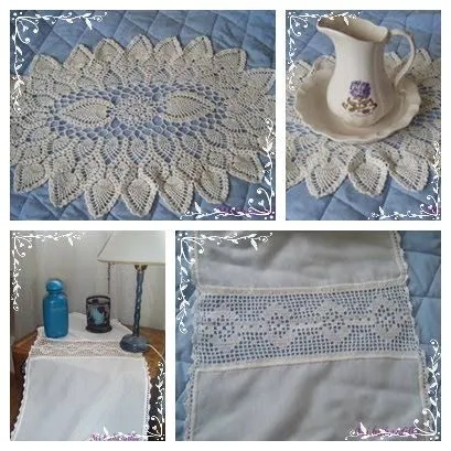 Mi buhardilla: Caminos de mesa crochet y entredós