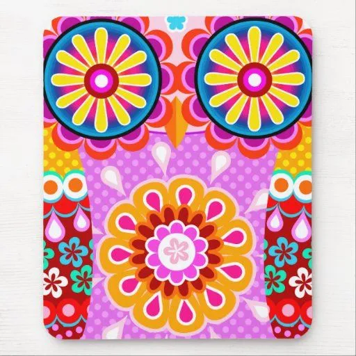 Búho abstracto enrrollado Mousepad de Zazzle. Búho abstracto enrrollado Mousepad de Zazzle.