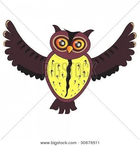 Vectores y fotos en stock de Dibujos animados de buho volando ... Vectores y fotos en stock de Dibujos animados de buho volando ...