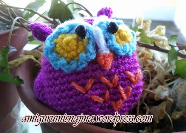 Buho crochet | Labores de Najma