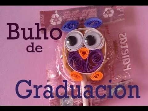 Buho de filigrana. Detalle de graduacion - YouTube