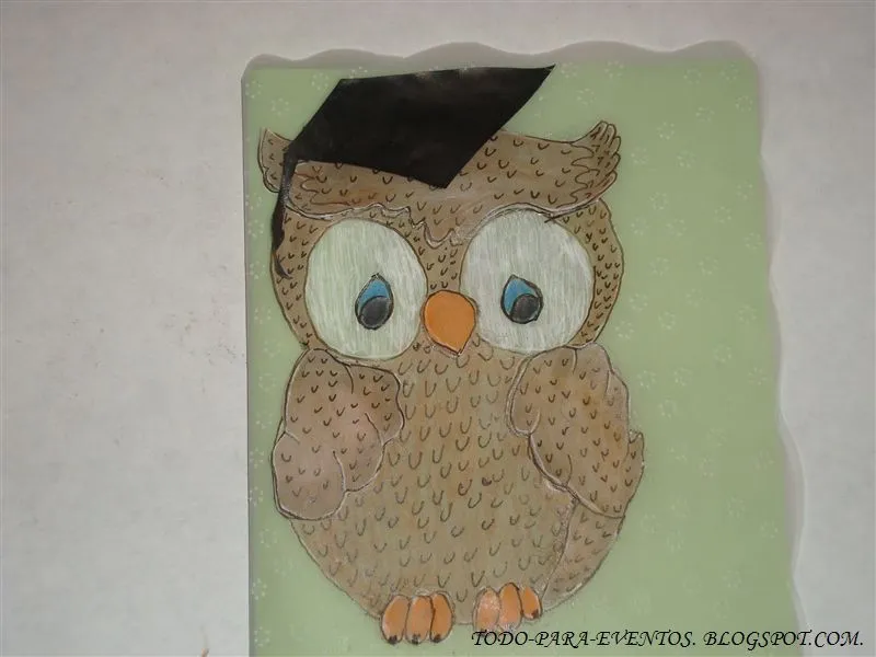 Buho de graduación en foami - Imagui