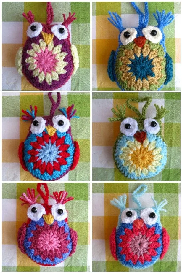 Búho con patrón y tutorial | Claudia Creaciones en Crochet Búho con patrón y tutorial | Claudia Creaciones en Crochet