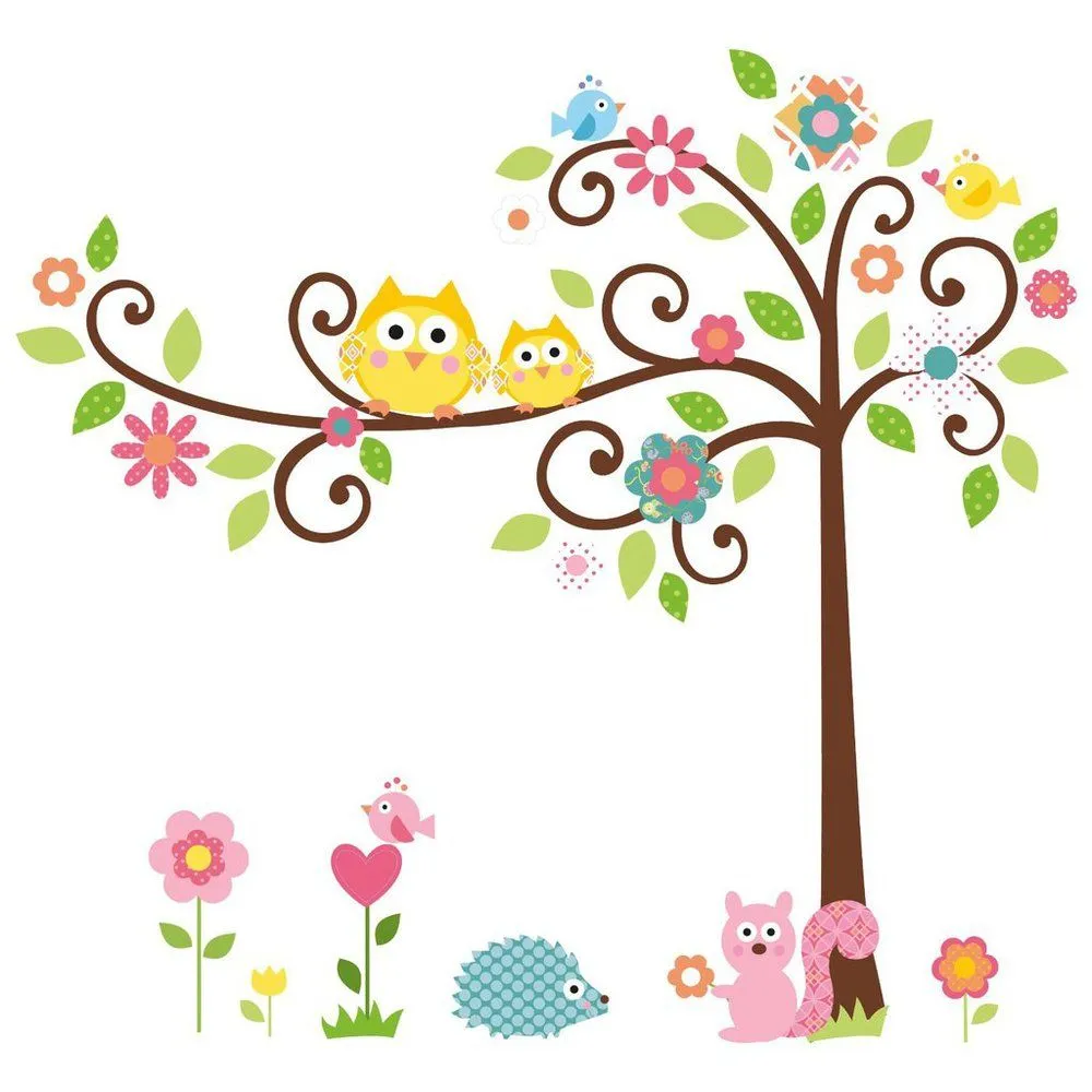 Buhos De Dibujos Animados Lindo En Vector Con Texto De Flores ... Buhos De Dibujos Animados Lindo En Vector Con Texto De Flores ...