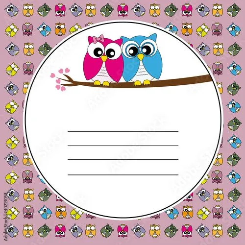 Buhos enamorados. Fondo de sbego, vector libre de derechos ... Buhos enamorados. Fondo de sbego, vector libre de derechos ...