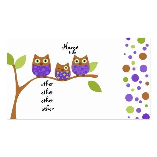 Tres búhos plantillas de tarjeta de negocio | Zazzle Tres búhos plantillas de tarjeta de negocio | Zazzle