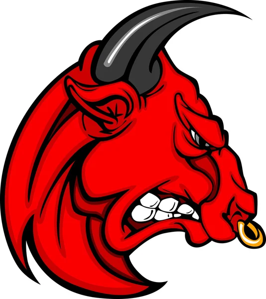Ilustración mascota Toro vector de dibujos animados — Vector stock ... Ilustración mascota Toro vector de dibujos animados — Vector stock ...