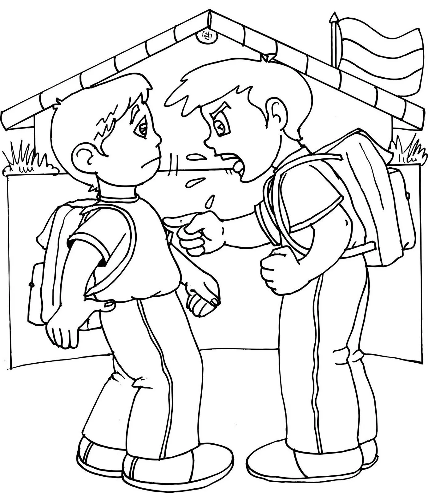 El bullying escolar en dibujo - Imagui