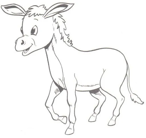 Dibujos burros para imprimir - Imagui