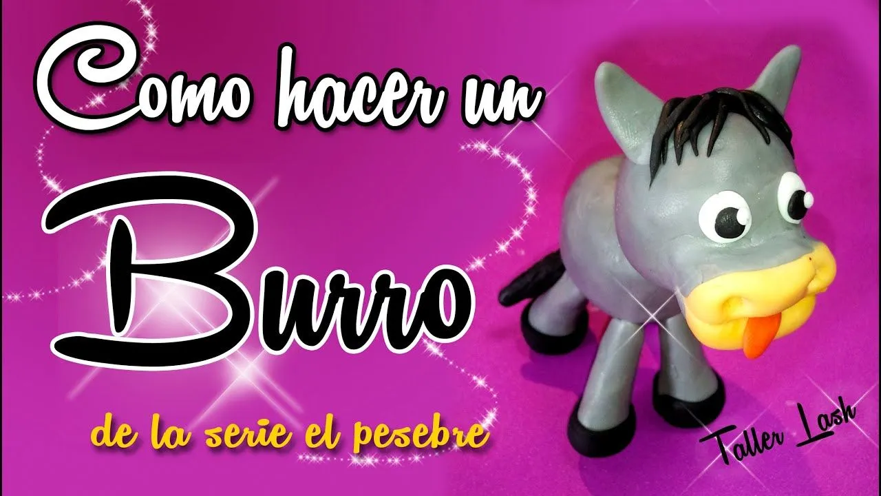 COMO HACER UN BURRO (de la serie el pesebre) - YouTube COMO HACER UN BURRO (de la serie el pesebre) - YouTube