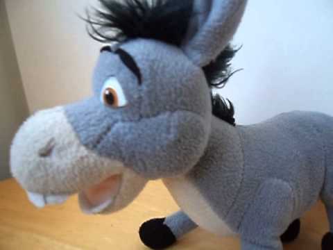 Burro de Peluche de la Película Shrek con Frases - YouTube
