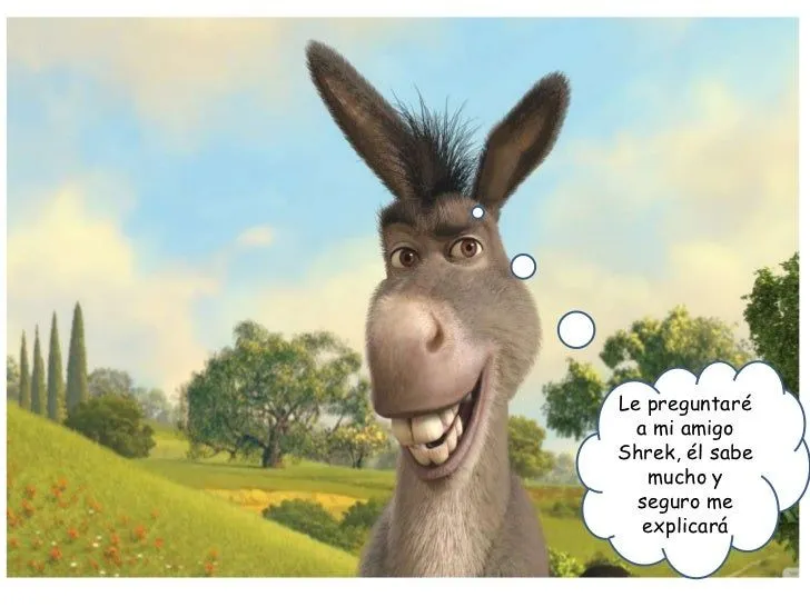 Burro de shrek preguntame - Imagui