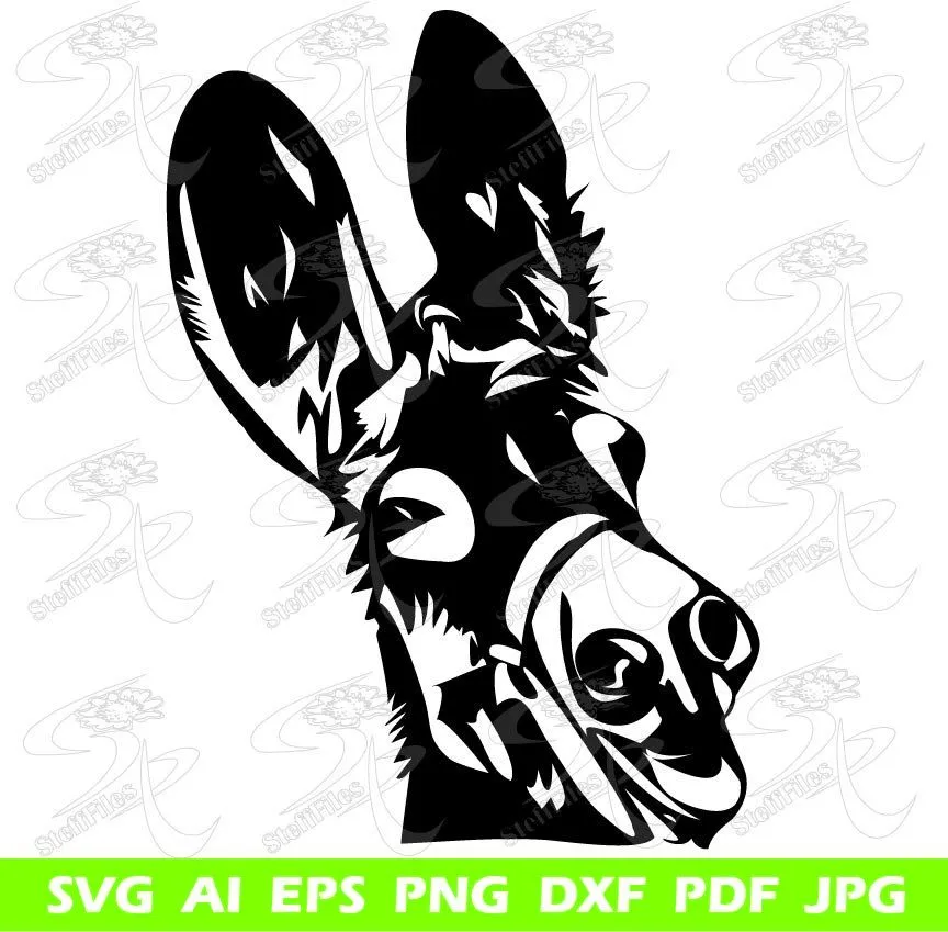 BURRO SVG CABEZA burro svg plantillas de burro dxf ai - Etsy México BURRO SVG CABEZA burro svg plantillas de burro dxf ai - Etsy México