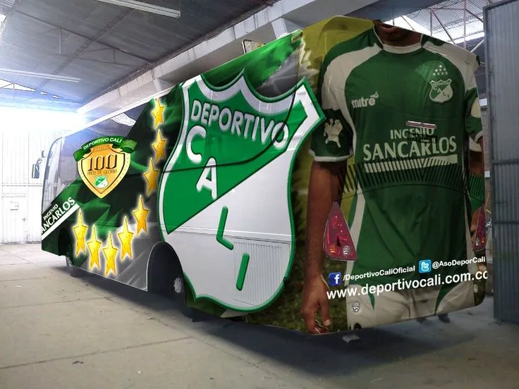 NUEVO BUS DEL DEPORTIVO CALI | diseño autobus | Pinterest | Bus