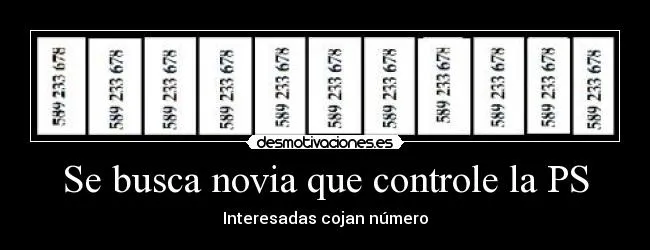 Se busca novia que controle la PS | Desmotivaciones Se busca novia que controle la PS | Desmotivaciones