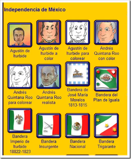 Busco Imágenes: colorear independencia México Busco Imágenes: colorear independencia México