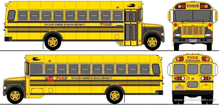 The-Blueprints.com - Blueprints > Buses > Various Buses ...