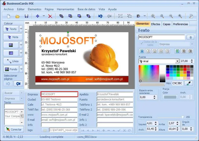 BusinessCards MX v4.93 Multilenguaje. Español. Diseño Profesional ...