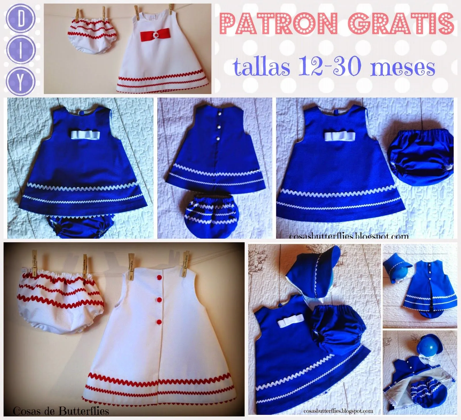Cosas de Butterflies: DIY Patrón gratis vestido evasé niña tallas ... Cosas de Butterflies: DIY Patrón gratis vestido evasé niña tallas ...