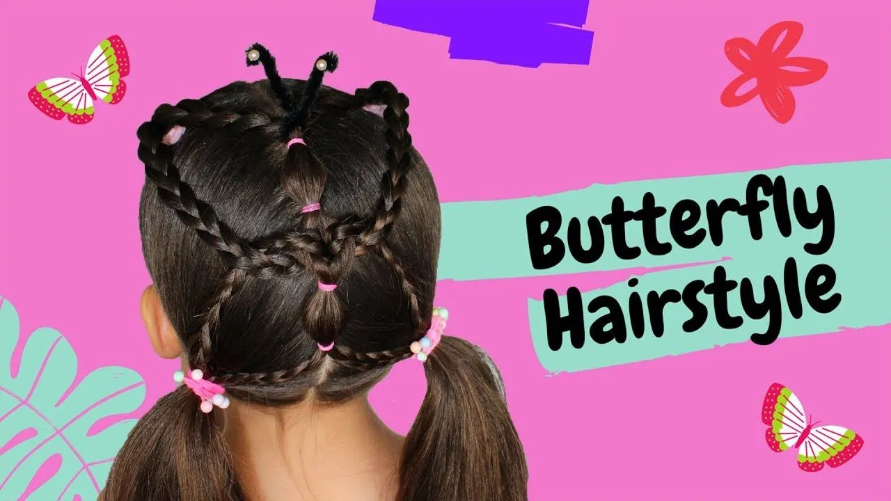 BUTTERFLY HAIRSTYLE - YouTube