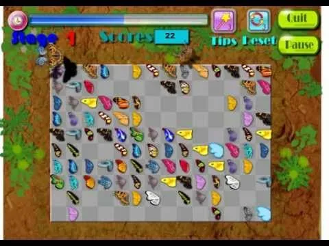 Butterfly Kyodai game online MahjongGames name - mahjonggames.name ...