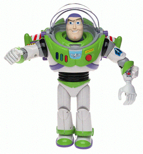 Buzz Lightyear Joins Space Shuttle Crew