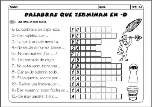 USO DE LA -C-, -CC-, -D, -Z | JUGANDO Y APRENDIENDO USO DE LA -C-, -CC-, -D, -Z | JUGANDO Y APRENDIENDO