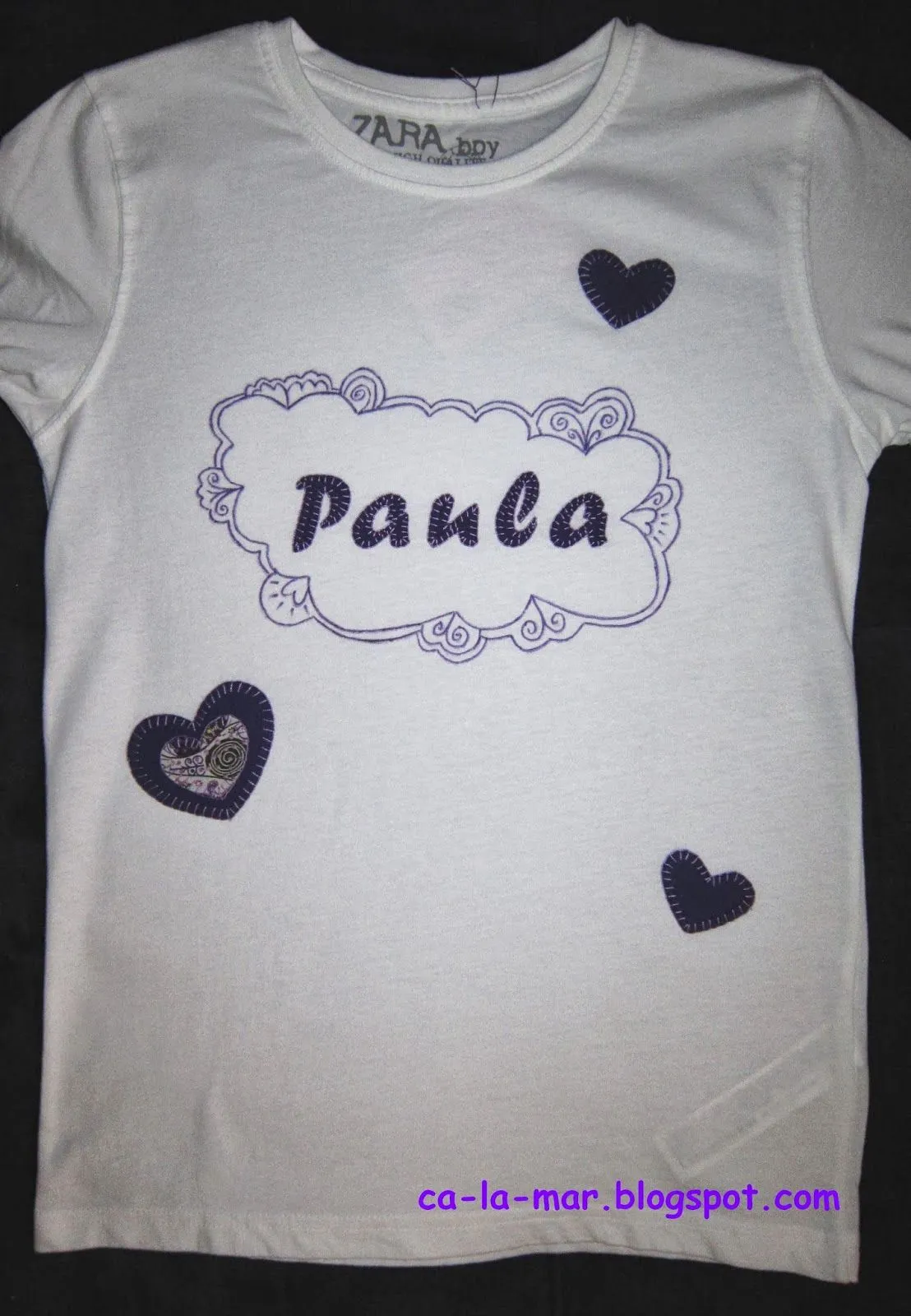 Ca La Mar: Patchwork: Camiseta de "Violetta"