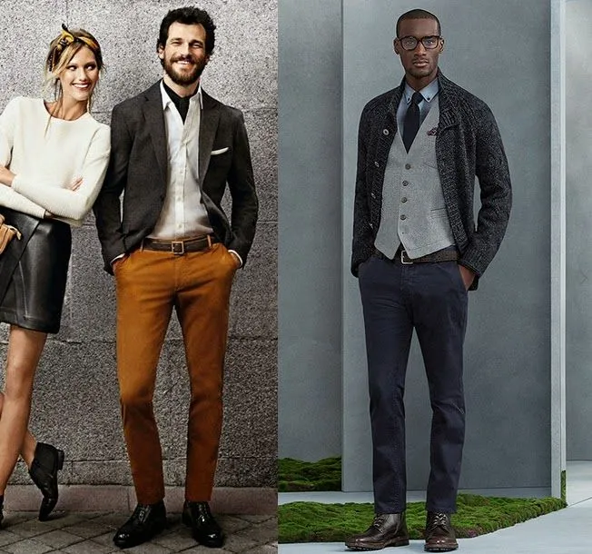 Dos caballeros nos presentan sus looks Casual Friday para este ...