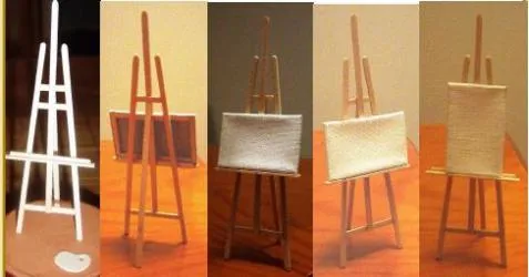 Caballete y paleta de pintor « Minivenus World