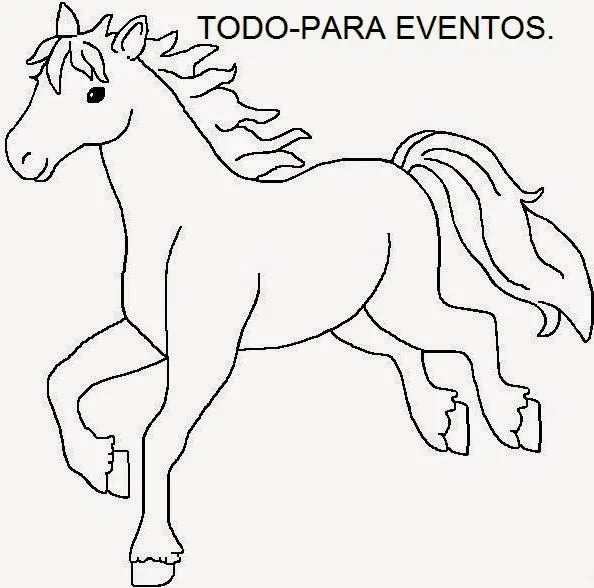 Dibujos de caballos en foami - Imagui