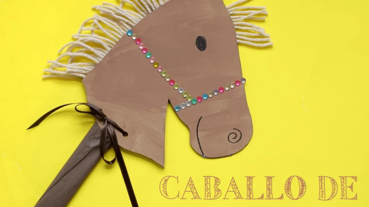 Caballo de Carton para Niños – Manualidades Gratis Caballo de Carton para Niños – Manualidades Gratis