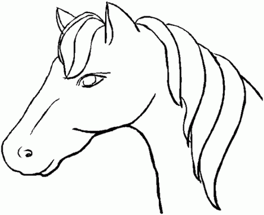 Caballo para colorear