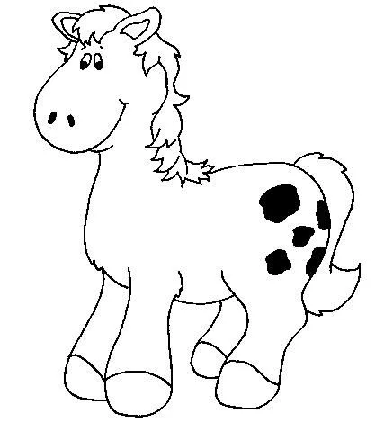 Dibujos de caballos para niños - Imagui