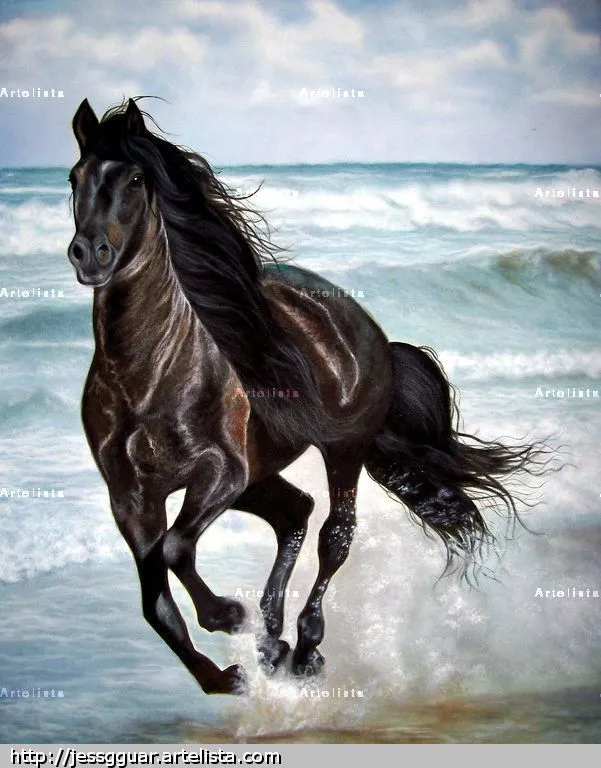 Caballo negro Jessica Guarino - Artelista.com Caballo negro Jessica Guarino - Artelista.com