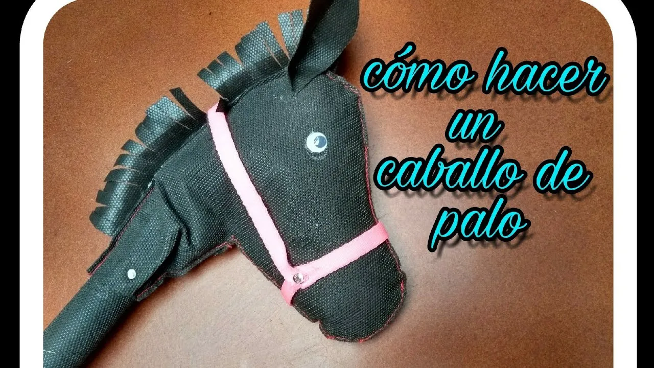 Cómo hacer caballo de palo para tarea de la escuela - YouTube