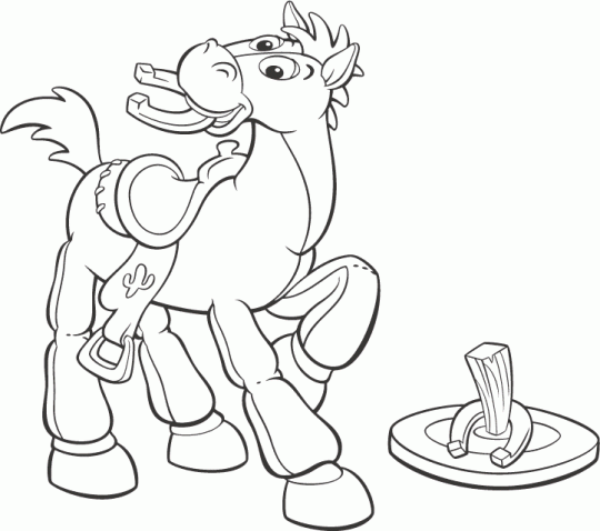 Caballo-para-colorear-Toy- ...