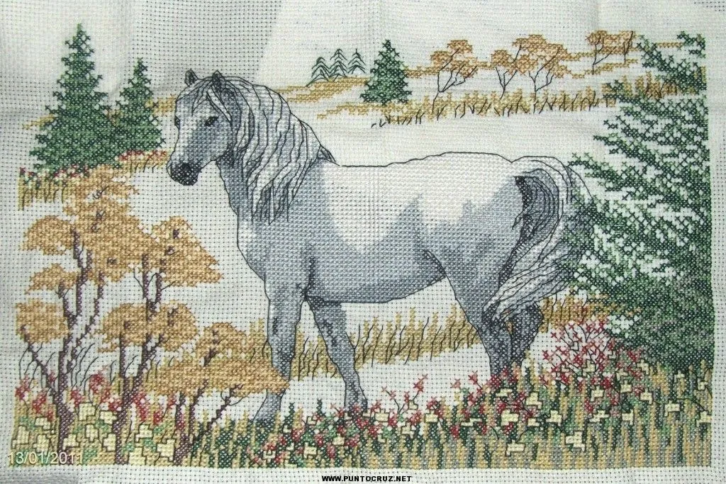 Caballo en punto de cruz | Punto de cruz - Colección de patrones ...