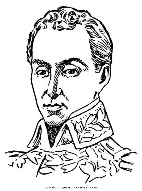 Caballo de Simon Bolivar Colouring Pages