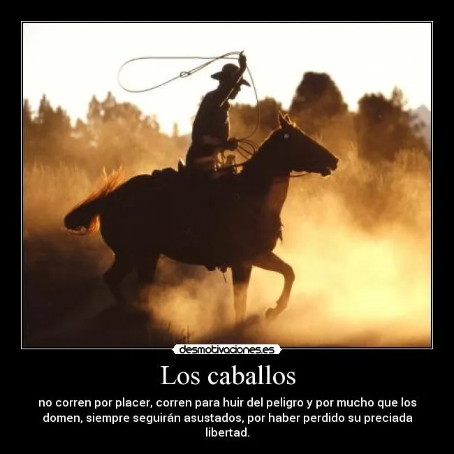 Carteles de Caballos Pag. 31 | Desmotivaciones