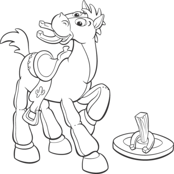 Caballos de Toy Story para colorear - Imagui Caballos de Toy Story para colorear - Imagui