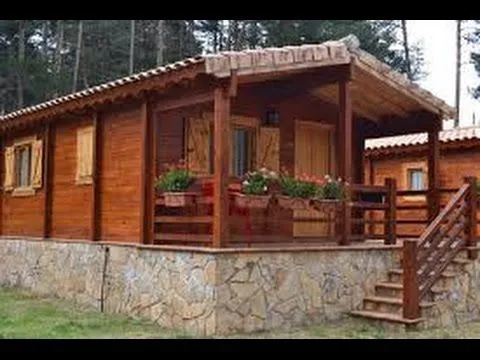 COMO HACER UNA CABAÑA DE MADERA - YouTube