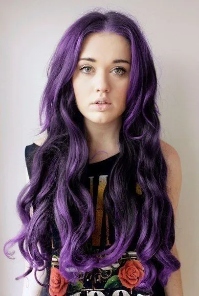 Cabello violeta, pelo violeta, violet hair, colorful hair, cabello ... Cabello violeta, pelo violeta, violet hair, colorful hair, cabello ...