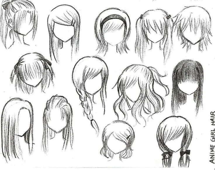 Cabellos de chica mangas | Hands Create Memories | Pinterest Cabellos de chica mangas | Hands Create Memories | Pinterest