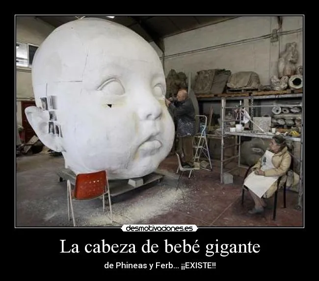 La cabeza de bebé gigante | Desmotivaciones La cabeza de bebé gigante | Desmotivaciones
