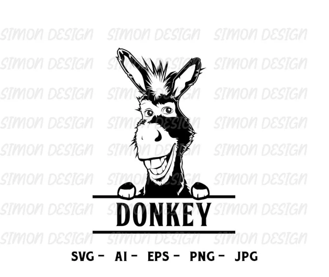 Cabeza de burro burro svg animal de granja archivos de - Etsy México Cabeza de burro burro svg animal de granja archivos de - Etsy México