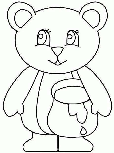 Imagen de una cara del osito para pintar - Imagui Imagen de una cara del osito para pintar - Imagui