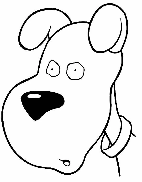 Cara de perros para colorear - Imagui